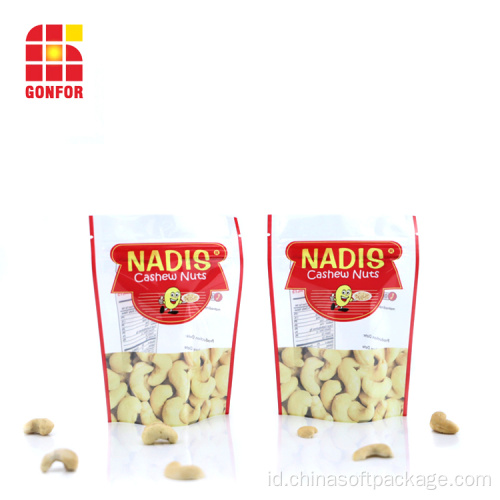 Nadis Kacang Mete Kemasan Tas Stand Up Zipper Bag